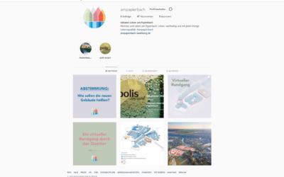 Urbanes Leben am Papierbach ab sofort auf Instagram