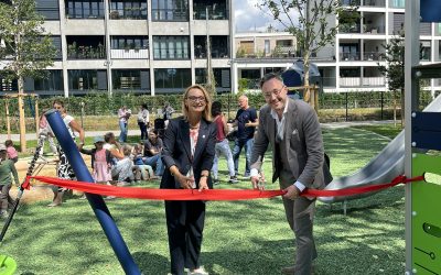 Spielplatz und Trockenbiotop: Neue Impulse für Quartier Am Papierbach